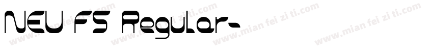 NEU F5 Regular字体转换